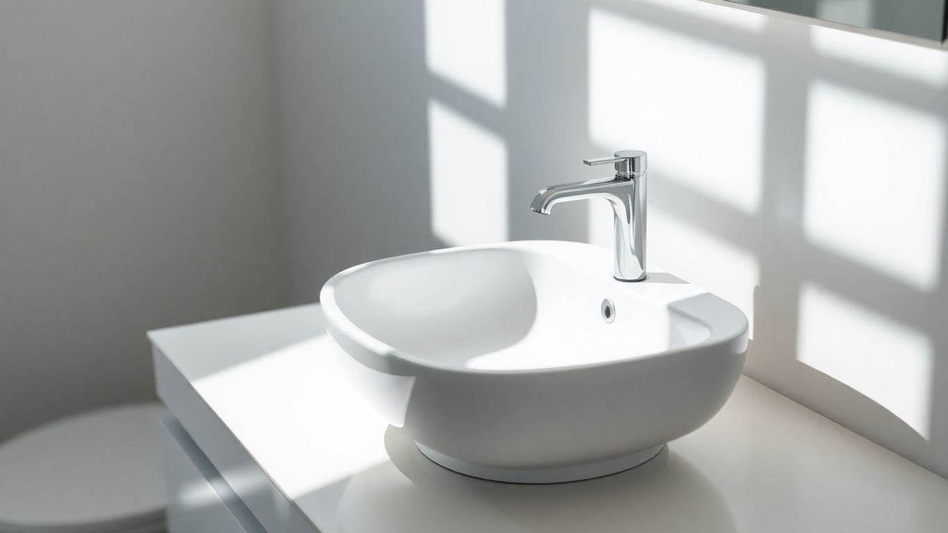 Modern bathroom wash basin sink