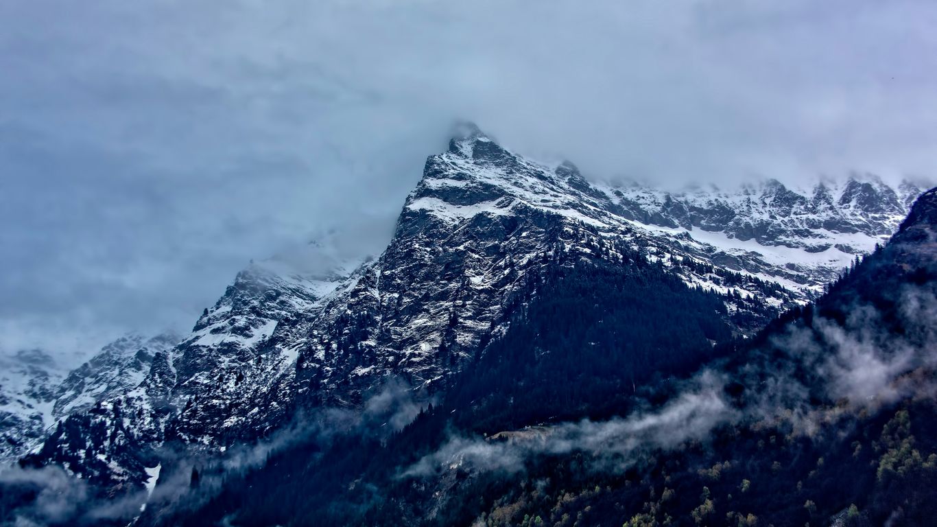 photography of snow covered mountain