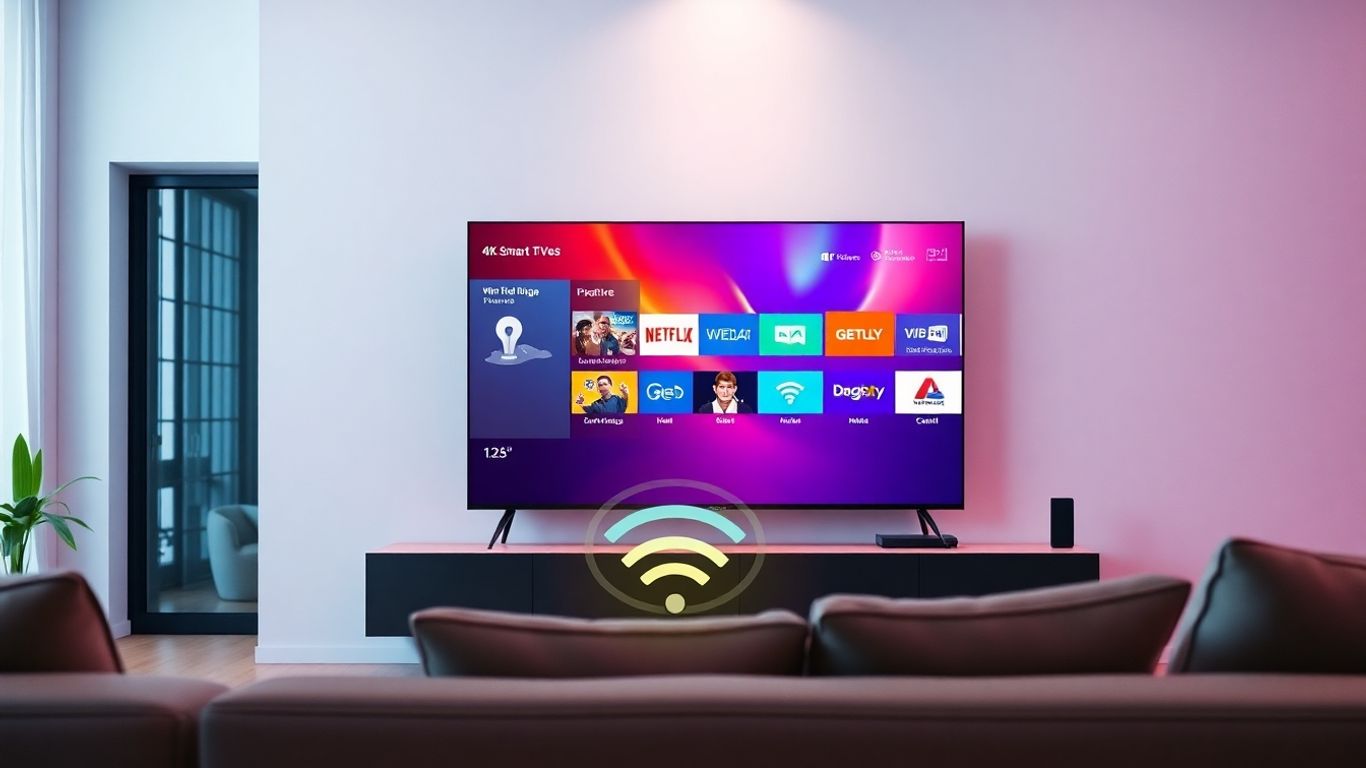 Smart TV 4K com Wi-Fi Plus
