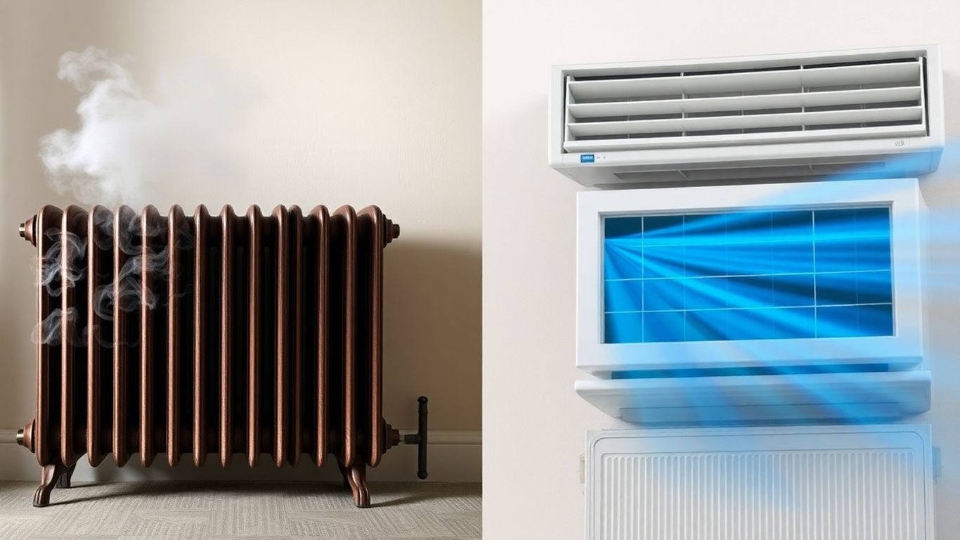 Evolution of heating and cooling systems.