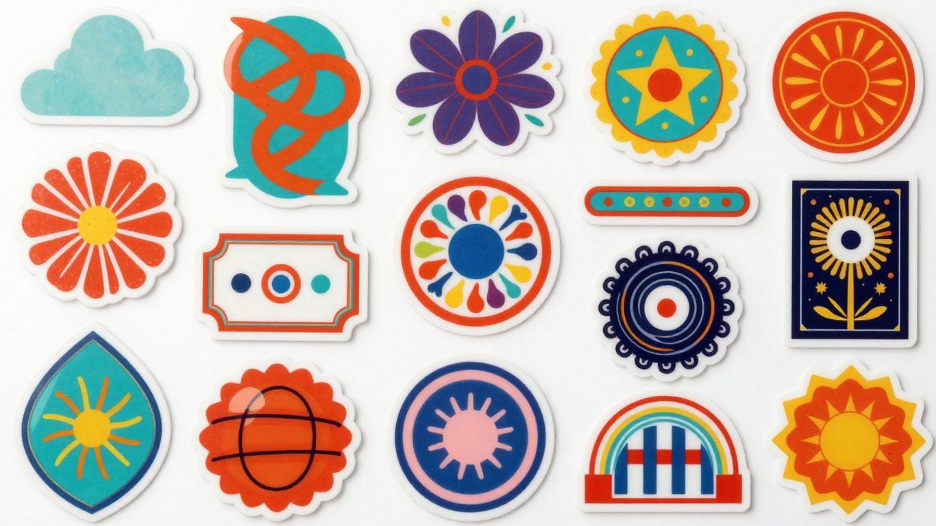 Custom stickers for business branding and any occasion.