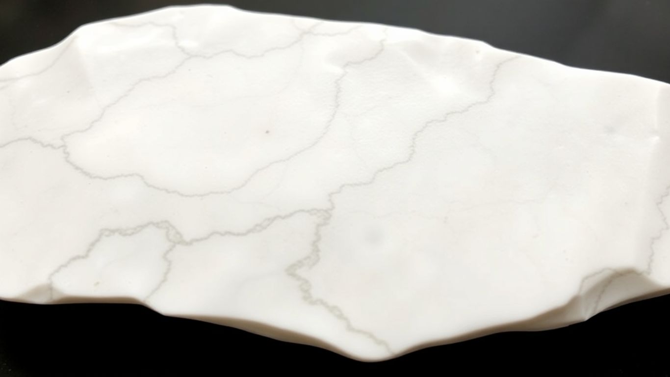 Tumbled white pearl marble with soft texture and subtle veining.