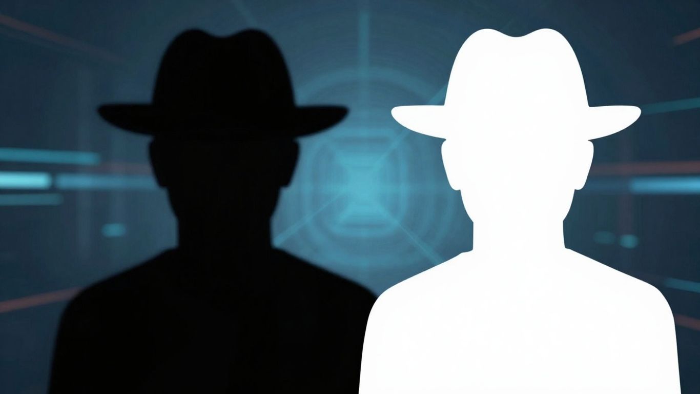 Black hat vs white hat SEO comparison image