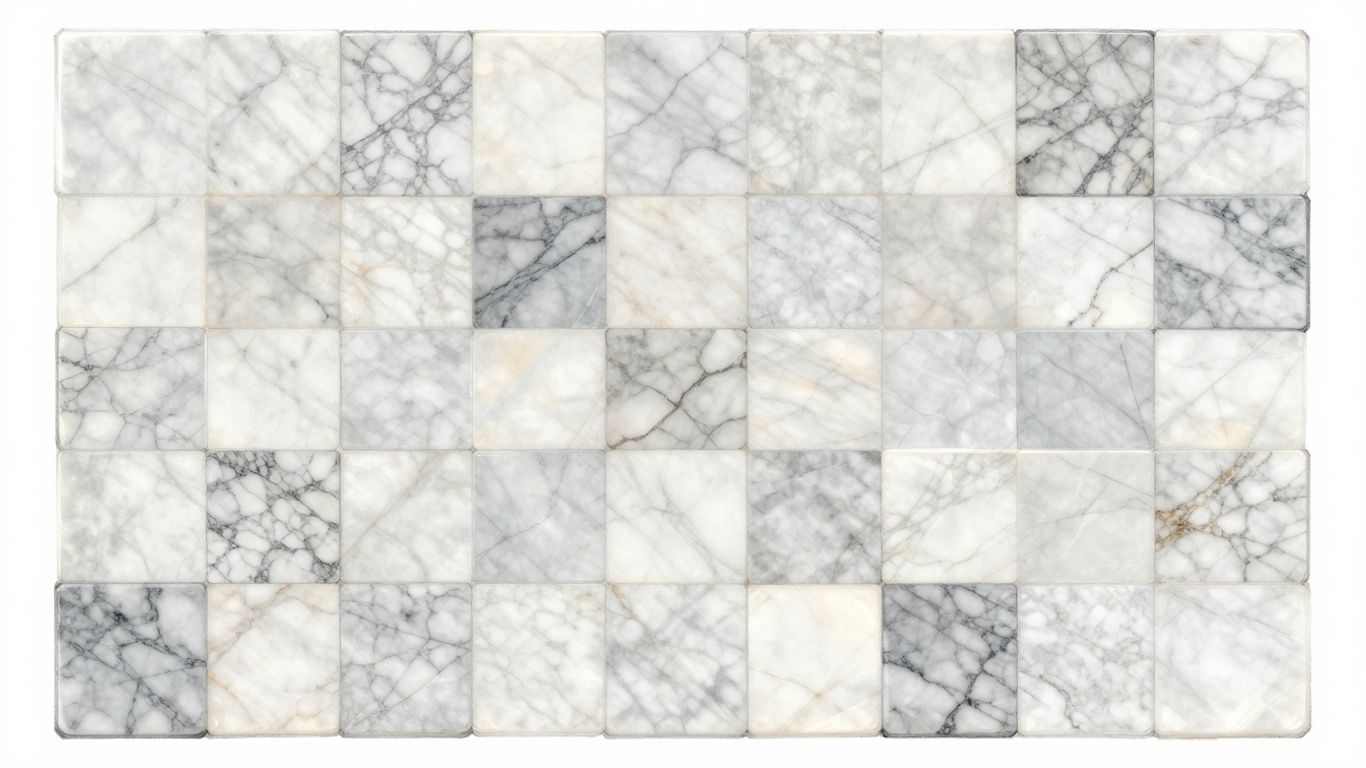 Checkerboard marble pattern sketch