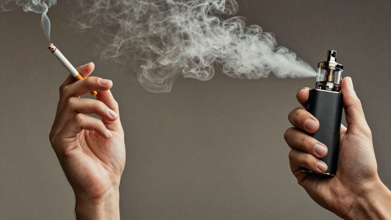 Raucher steigt auf Vape um