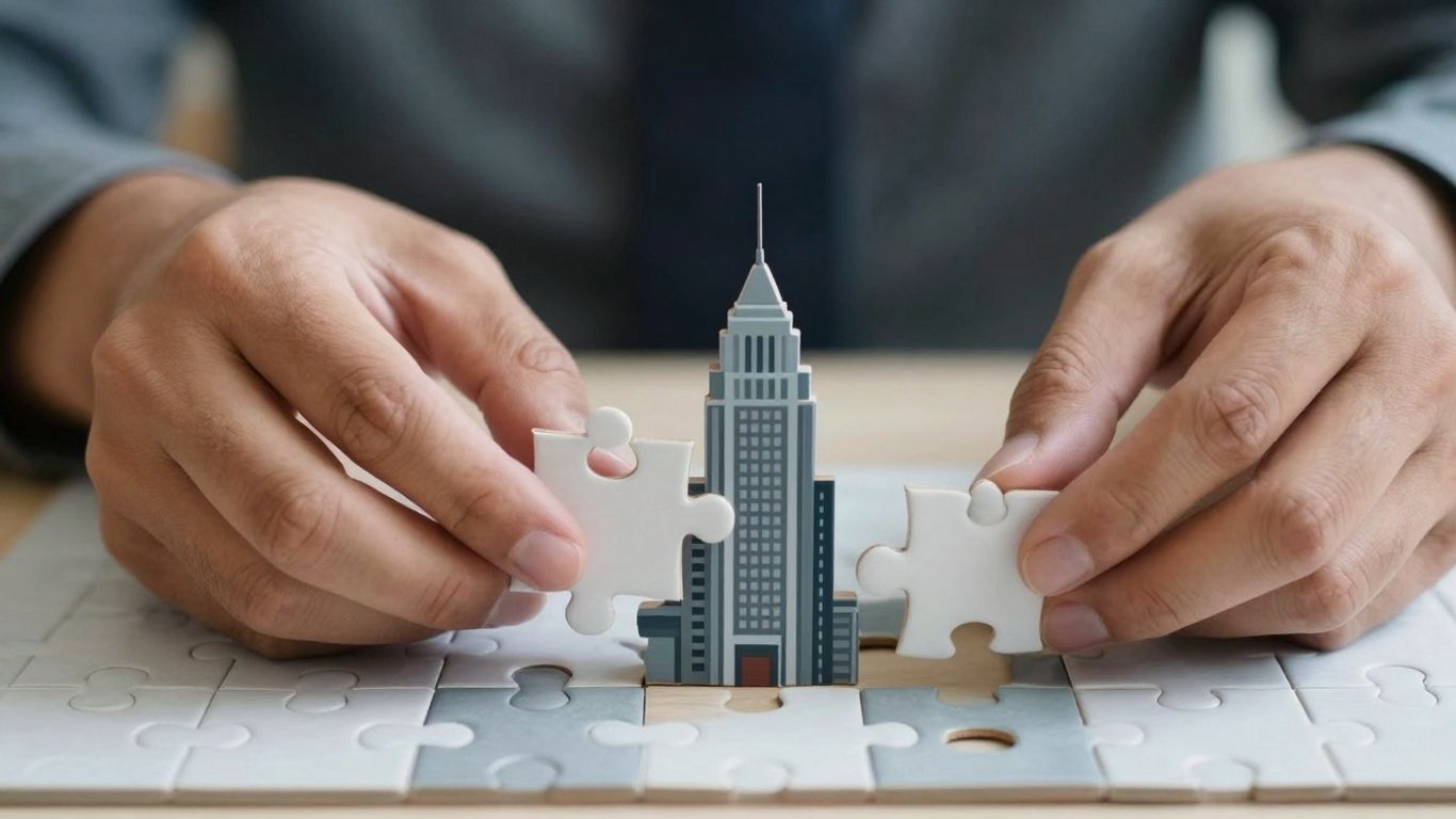 Completing a business structure puzzle