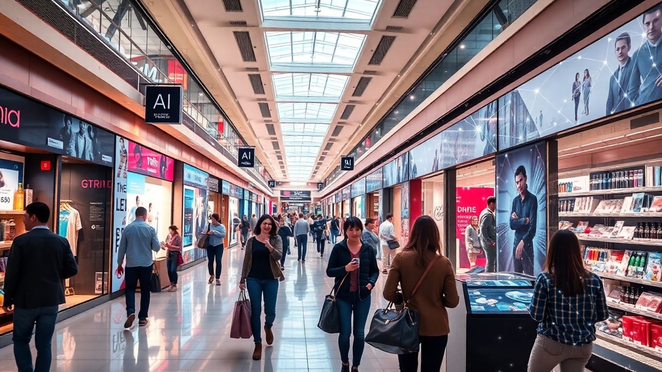 AI retail analytics in a shopping mall