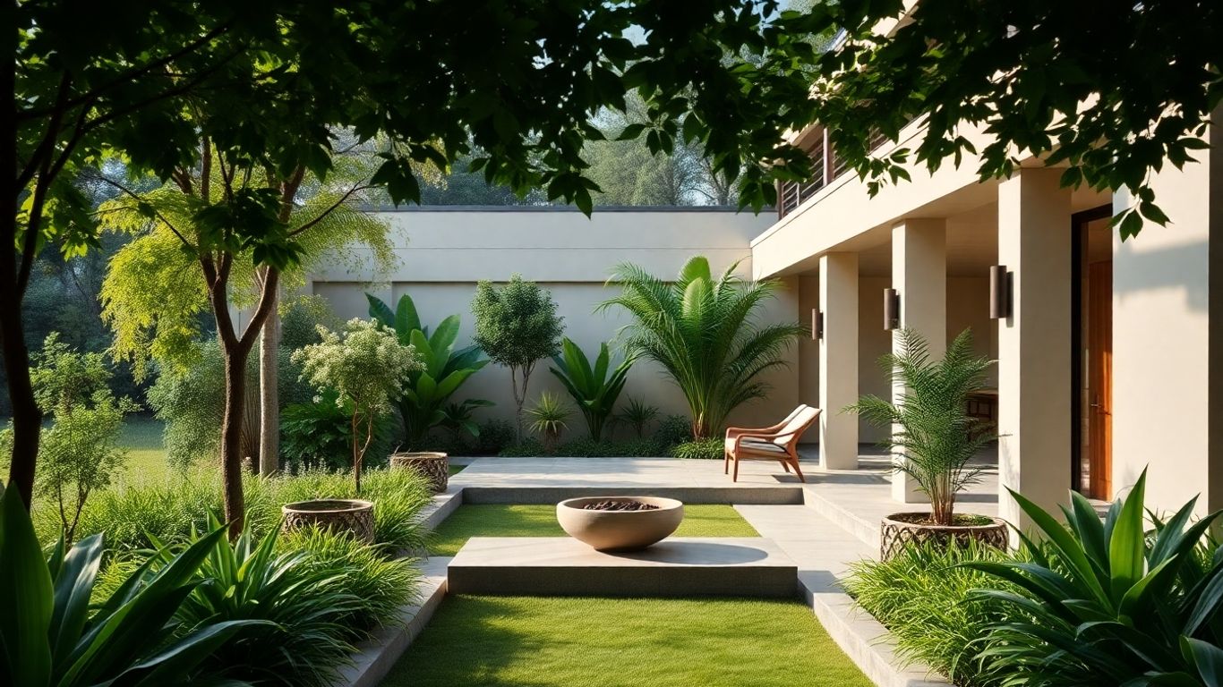 Tranquil women's mental health retreat with lush gardens.