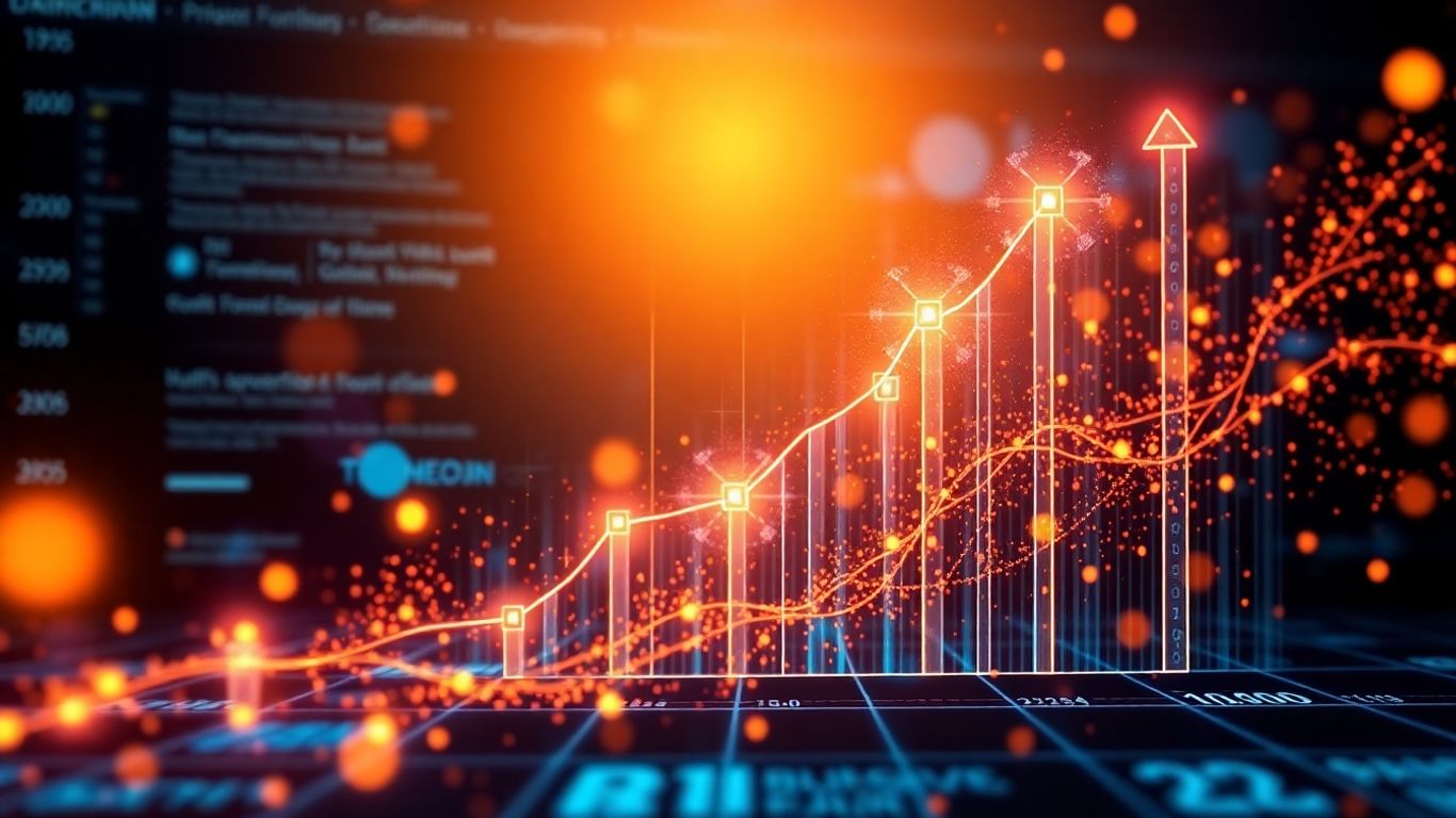 Digital growth and client satisfaction illustration.
