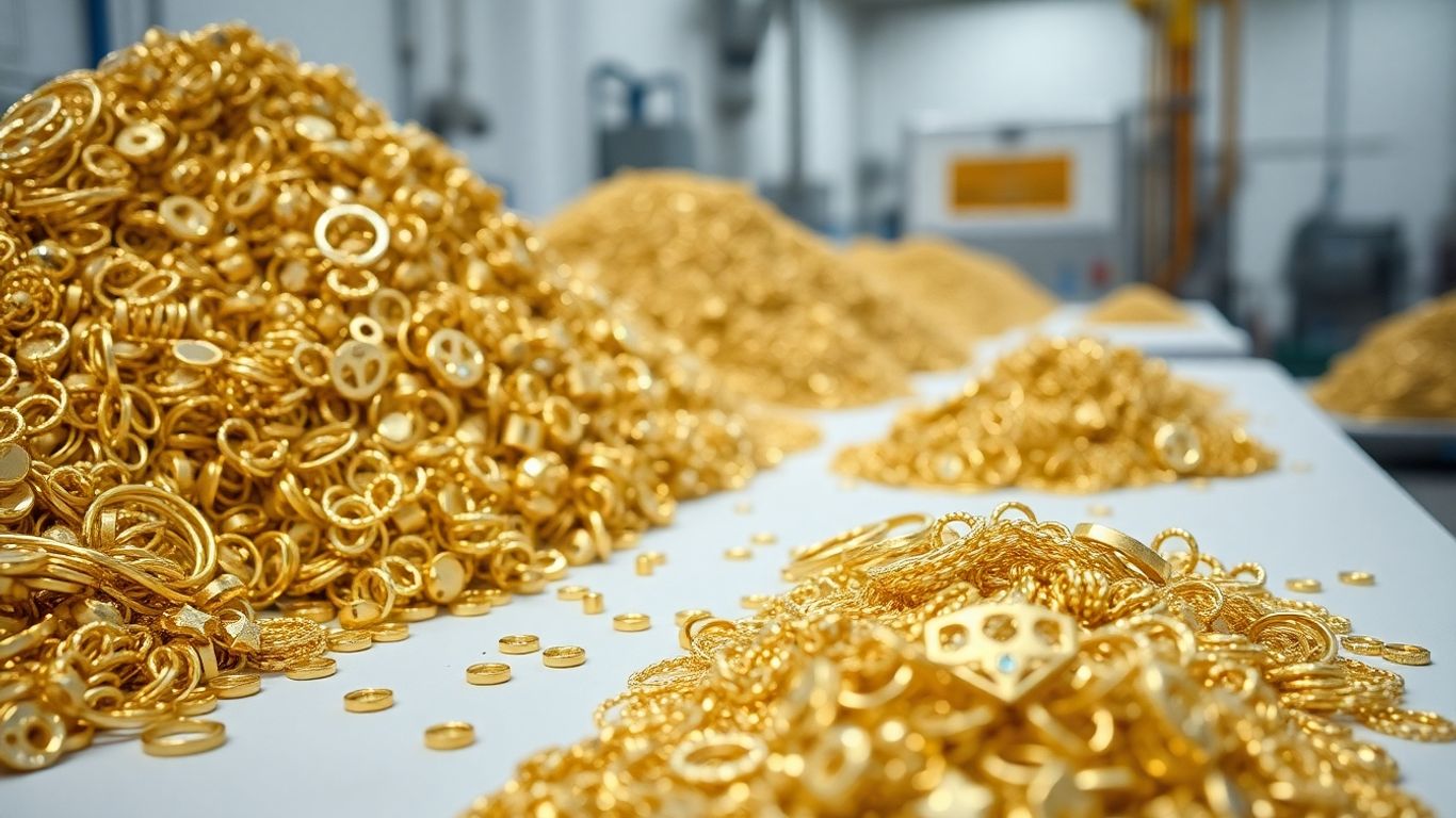 What are the environmental benefits of gold recycling?