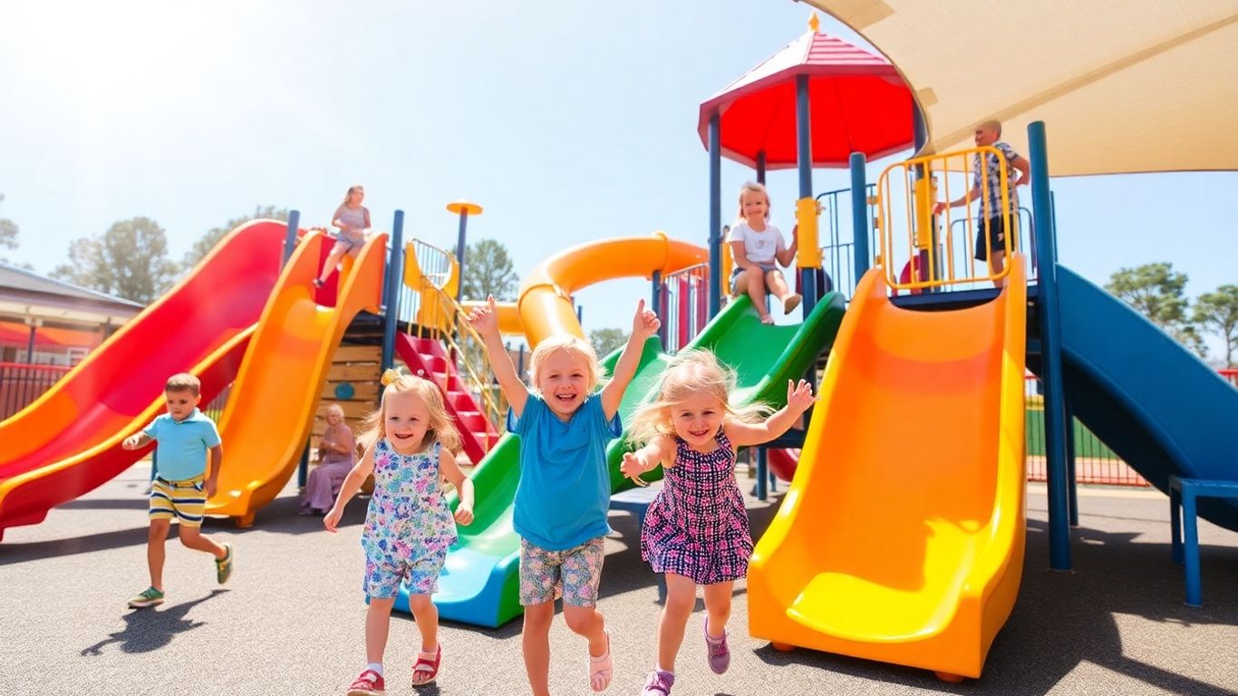 Children playing at Sunbury's premier play centre.