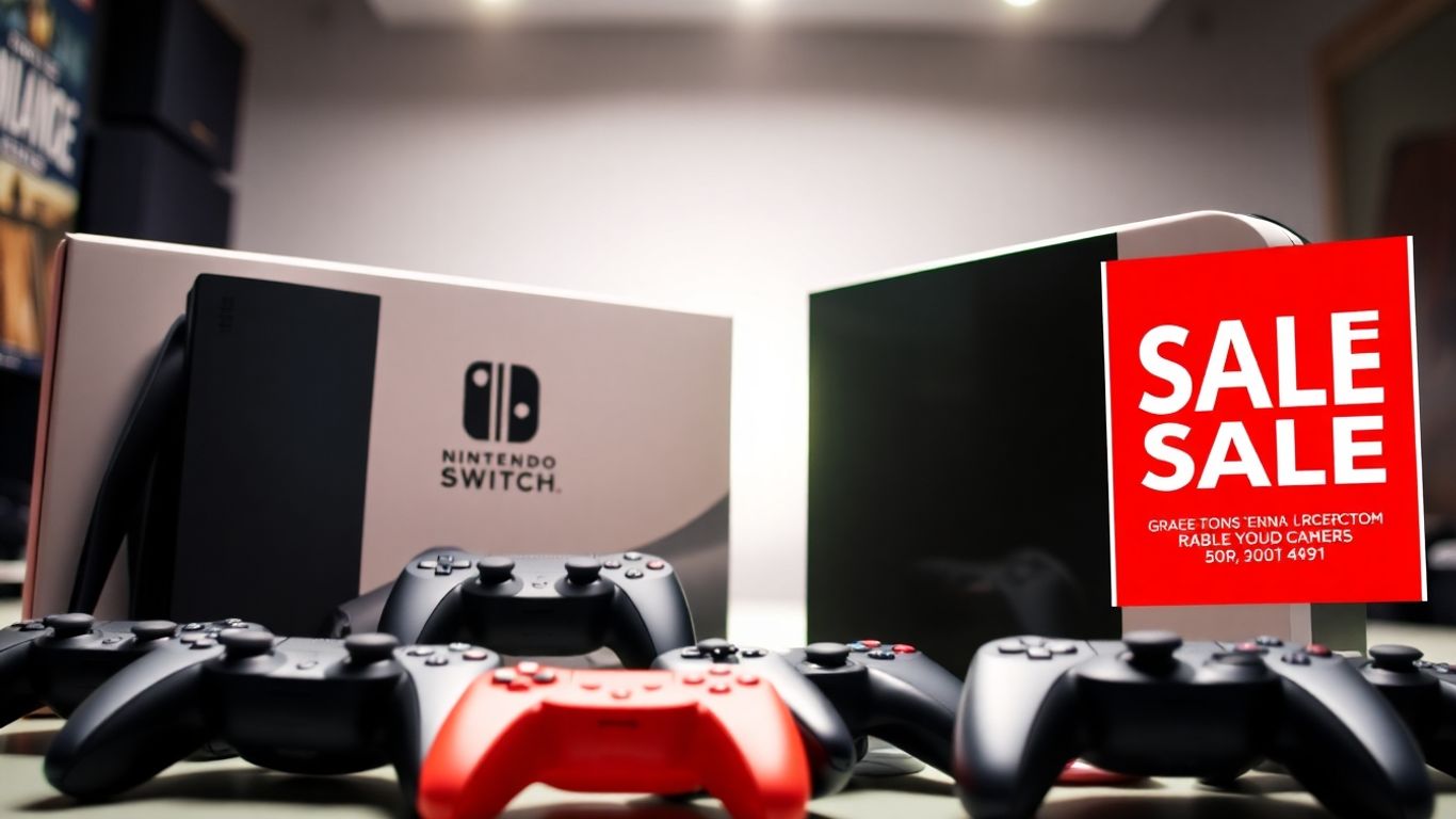 Nintendo Switch et PS5 en promotion pour le Black Friday.