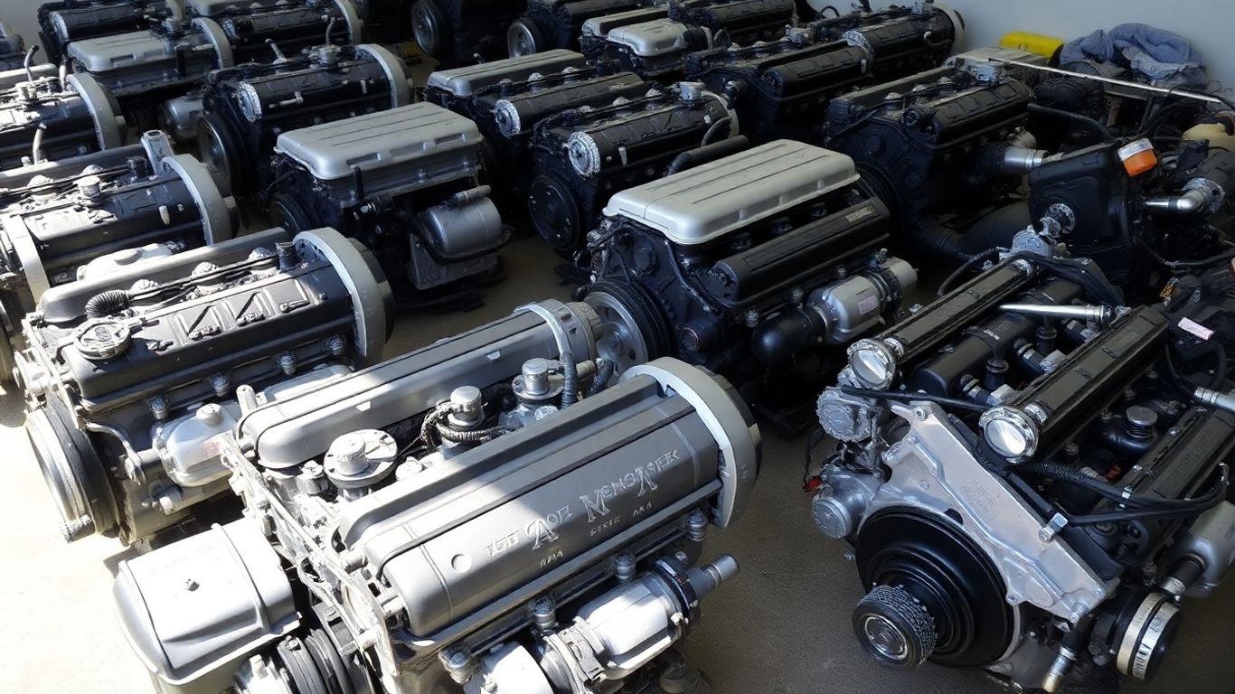 Variety of automotive engines for sale