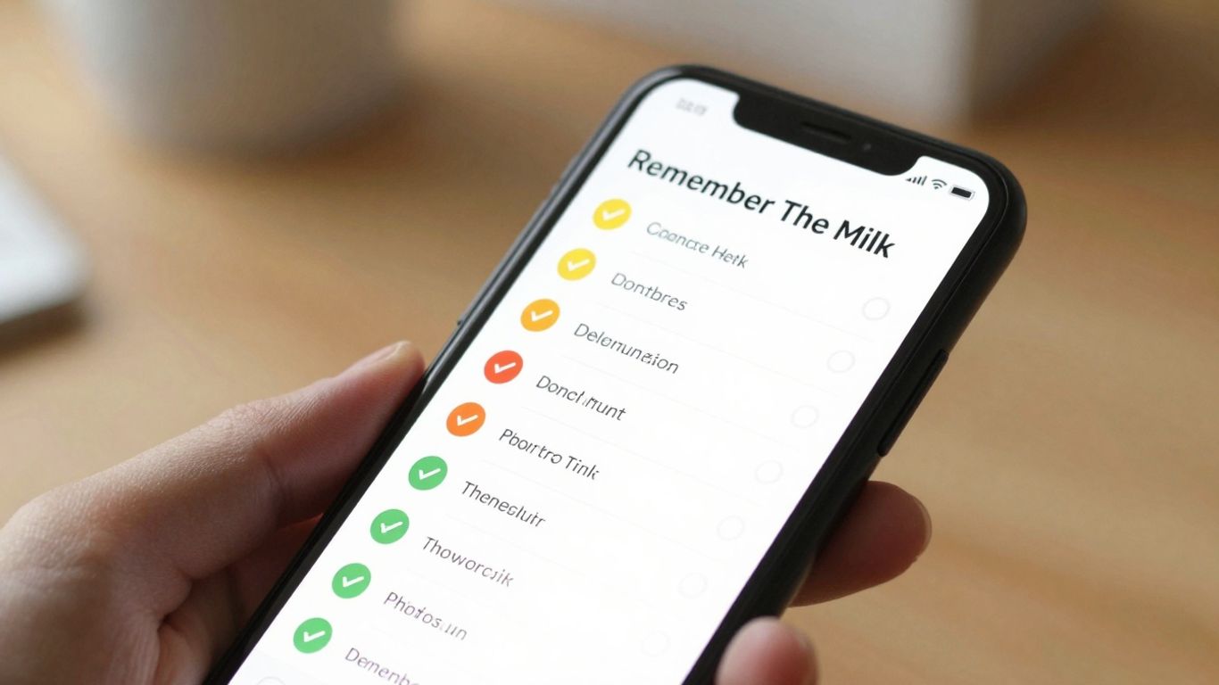 Remember The Milk app on a smartphone screen.