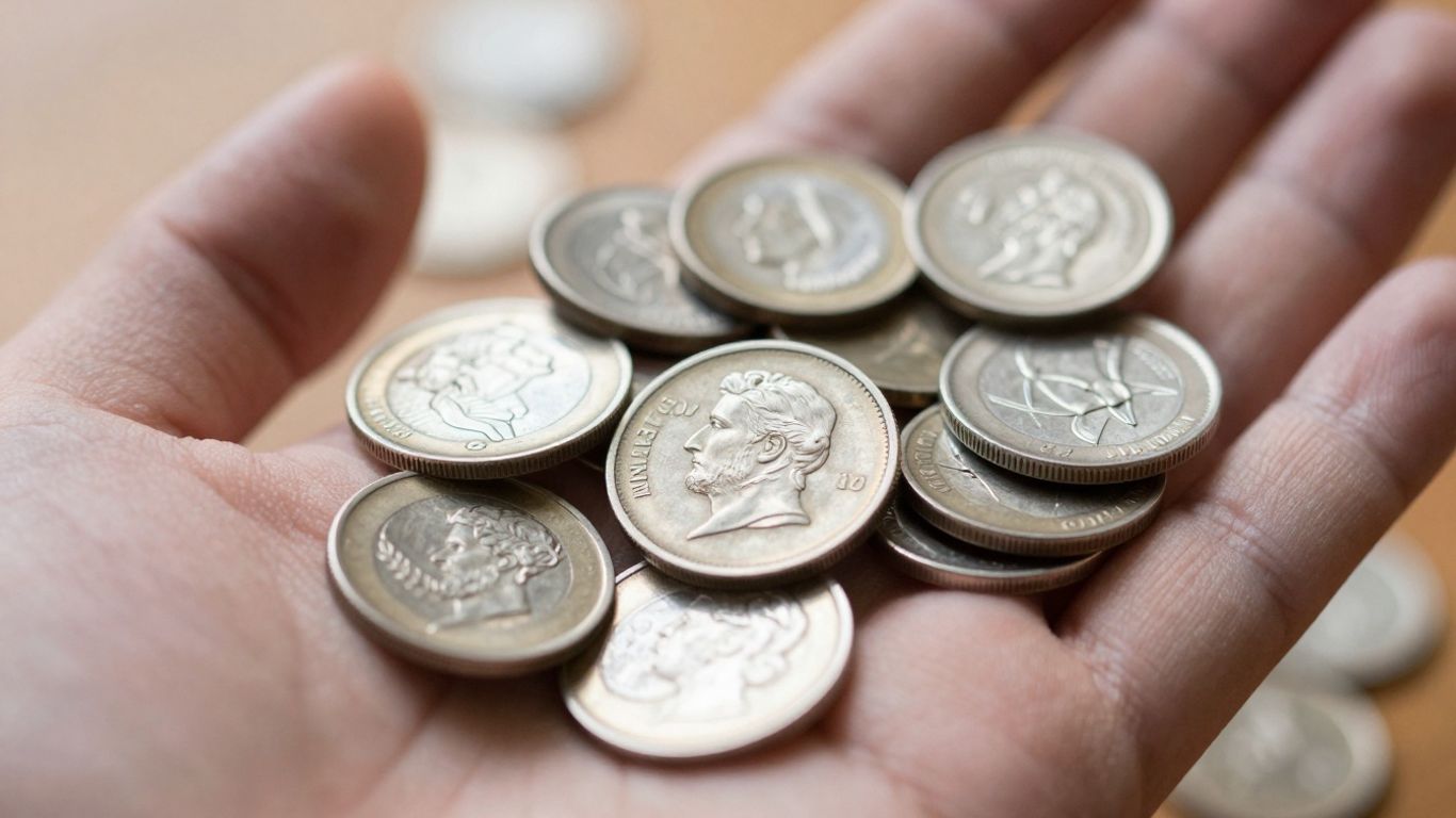 Silver coins being appraised in Tampa