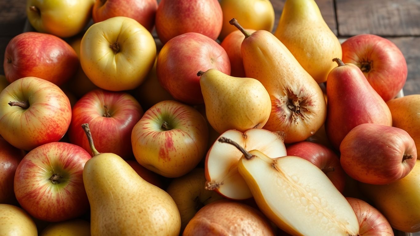 Äpfel und Birnen für die Langzeitlagerung