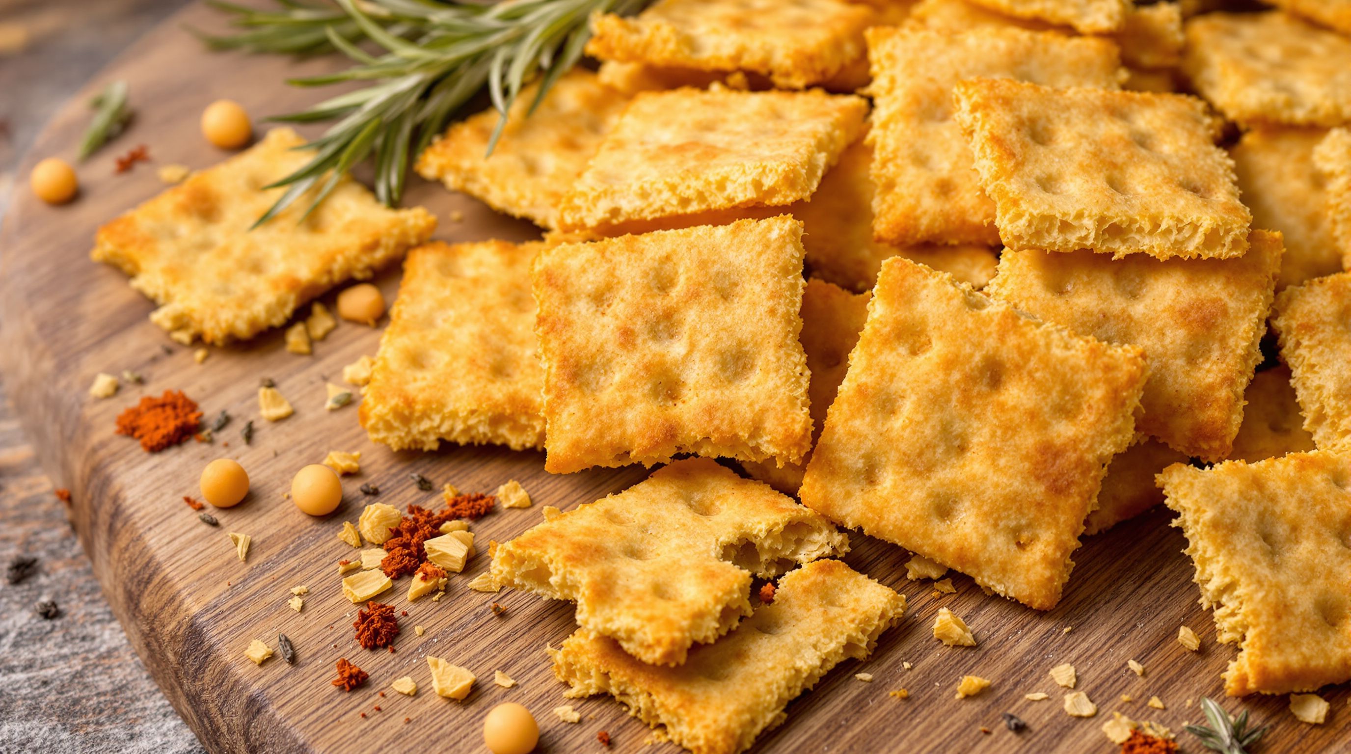 Biscoito Salgado de Grão de Bico: Lanche Crocante e Saudável - InBrief