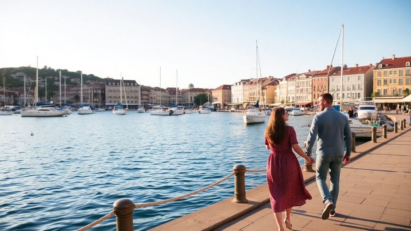 Couple romantique à Toulon