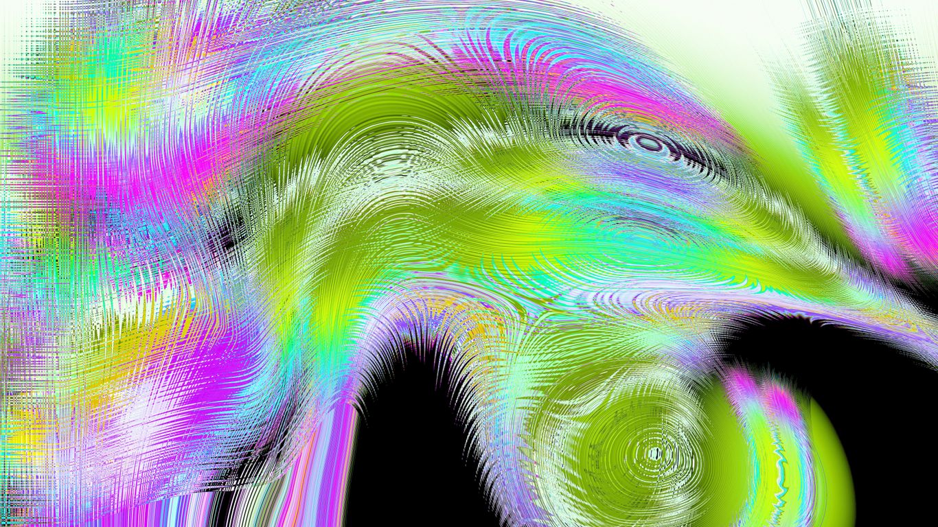 Abstract colorful swirling patterns with vibrant hues