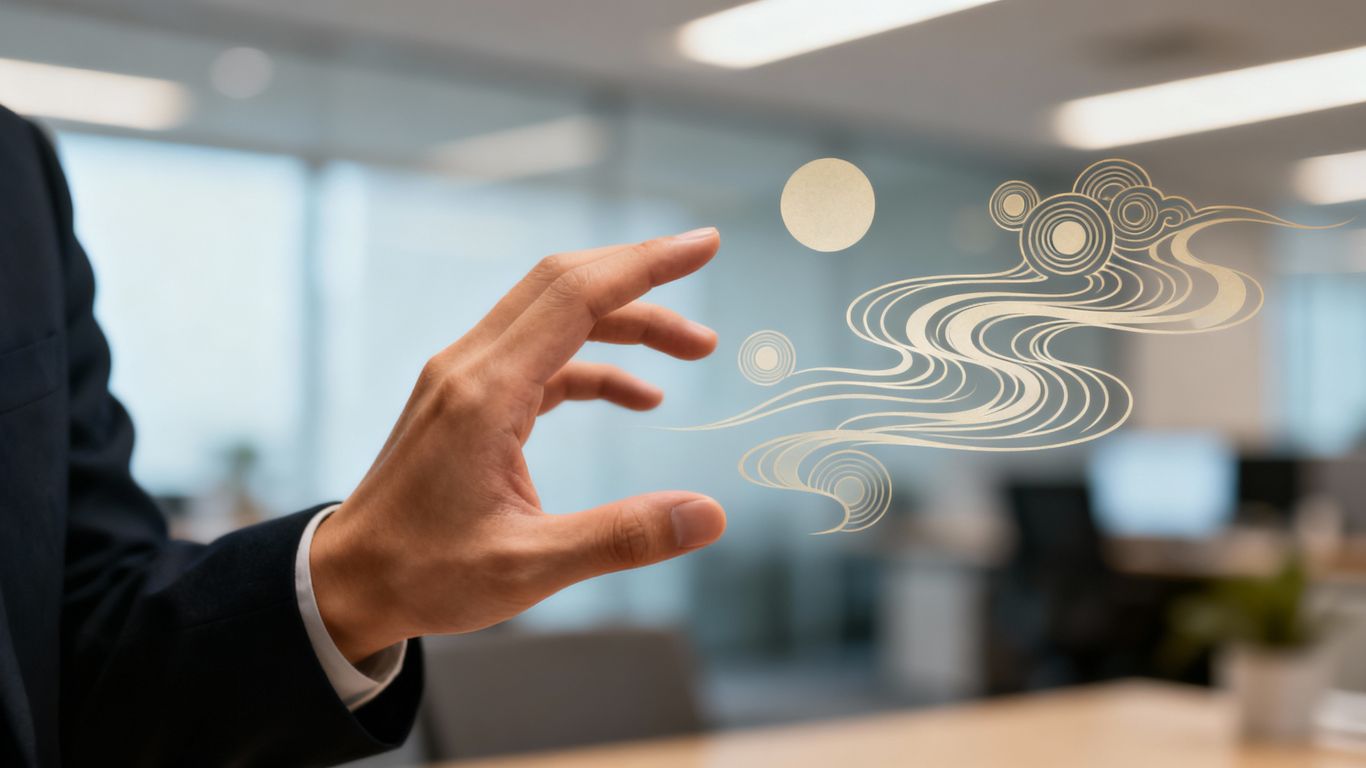 風水元素融入商業談判的策略圖