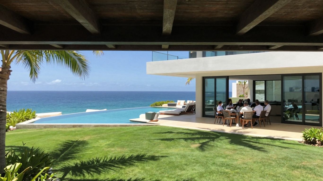 Ultra-luxe Cabo villa with infinity pool and ocean view.