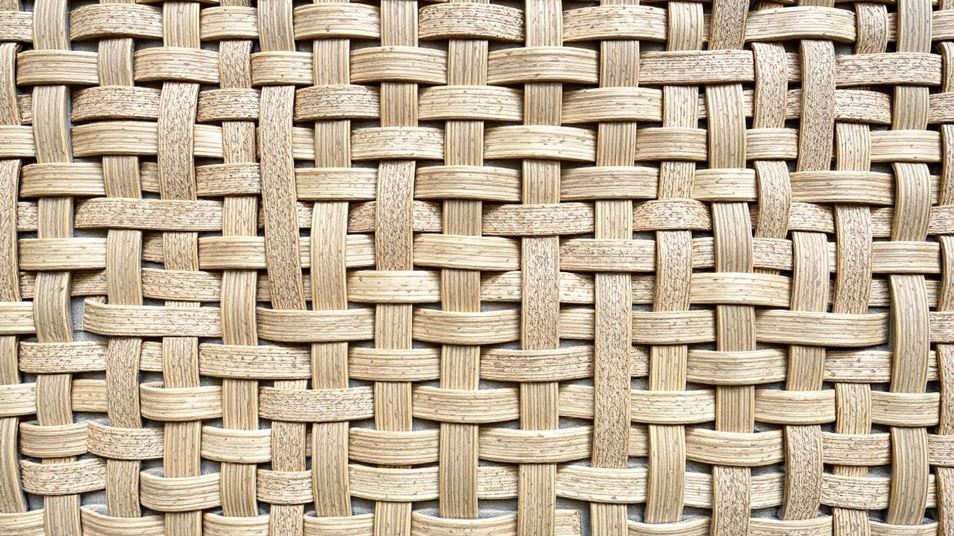 Basketweave mosaic pattern with color and tone variations.