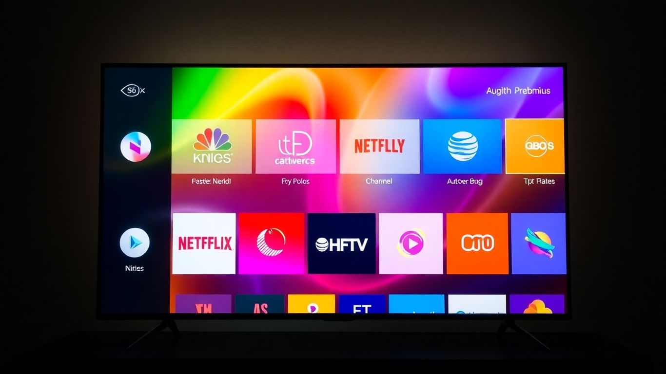 Interface d'abonnement IPTV moderne et attrayante