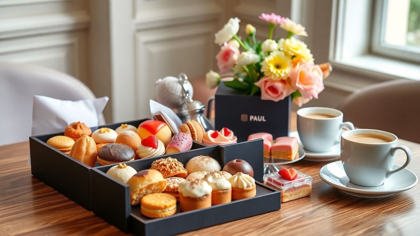 กล่องขนมฝรั่งเศสพรีเมียม Paul สำหรับงานประชุม