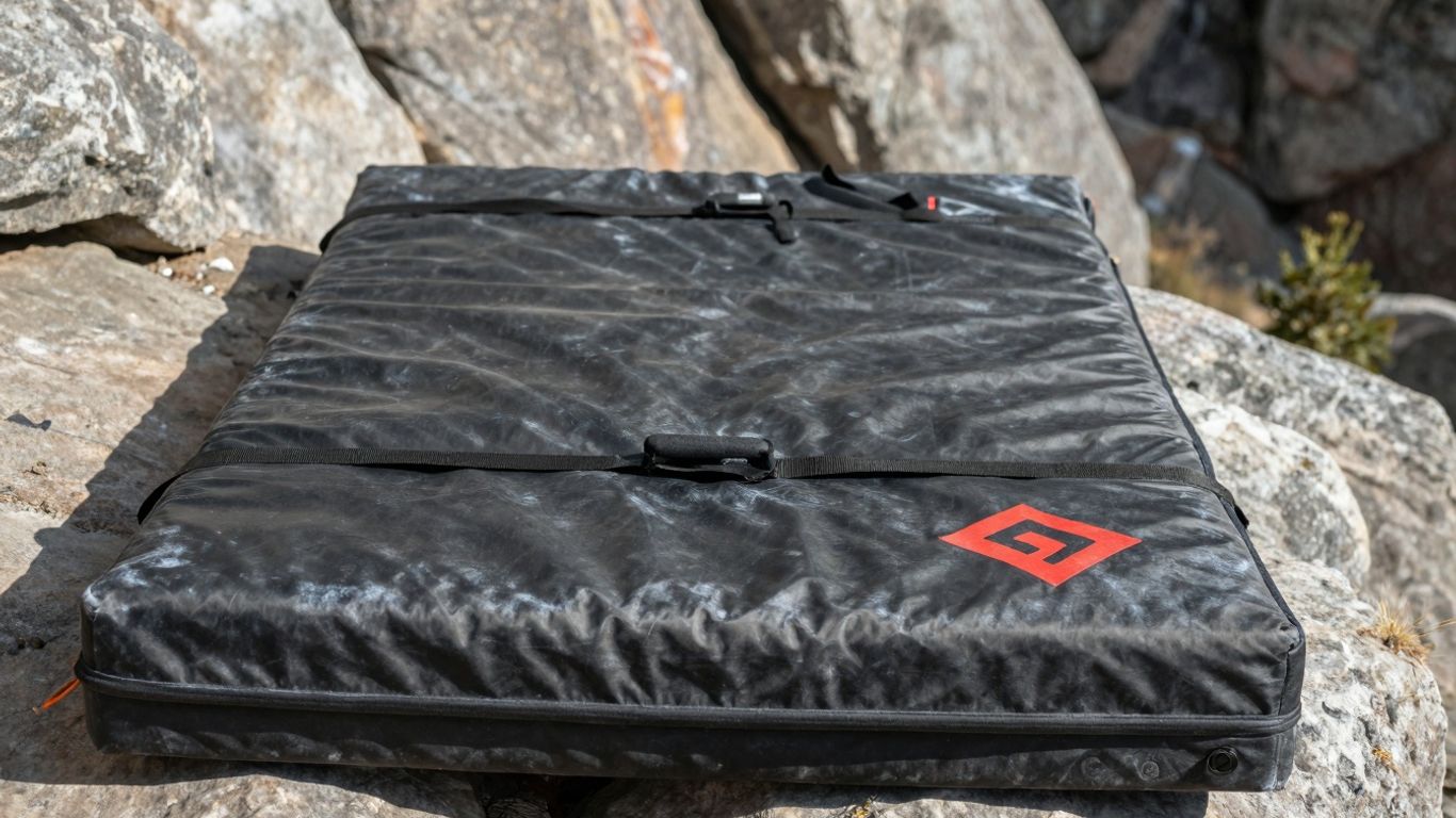 Black Diamond Impact Crash Pad with carrying straps