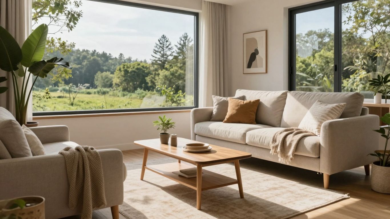 Casa segura y cómoda con luz natural.