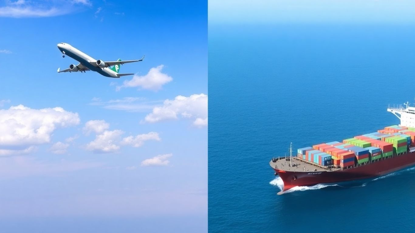 中国到加拿大FBA空派海派物流图