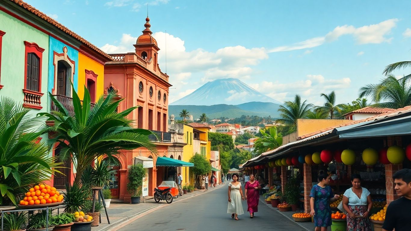 Oamenii se bucură de o vacanță în America Latină.