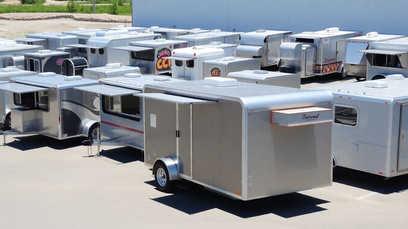 Used catering trailers for sale in the UK.
