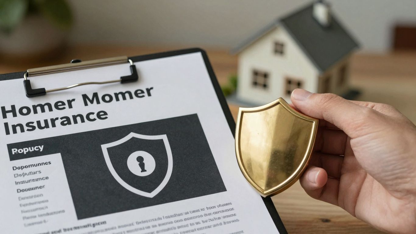 Casa con seguro de responsabilidad civil cubriendo daños.