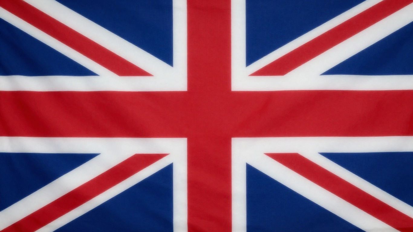 Bandera del Reino Unido Union Jack