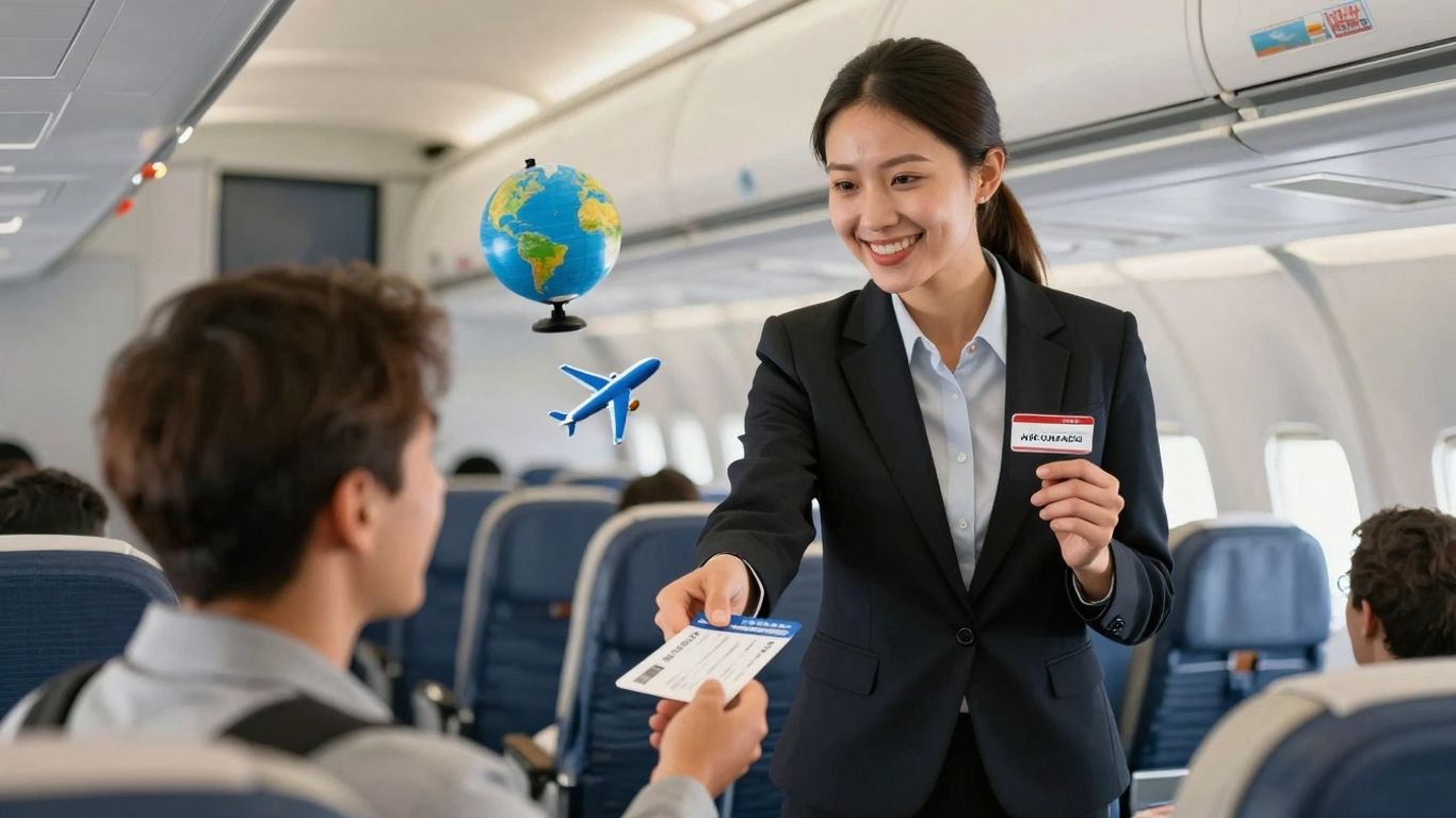 Travel agent offers boarding pass for Air Canada deals.