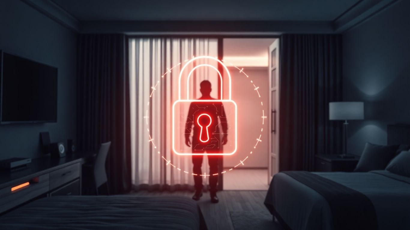 Hotel system phishing attack with malware