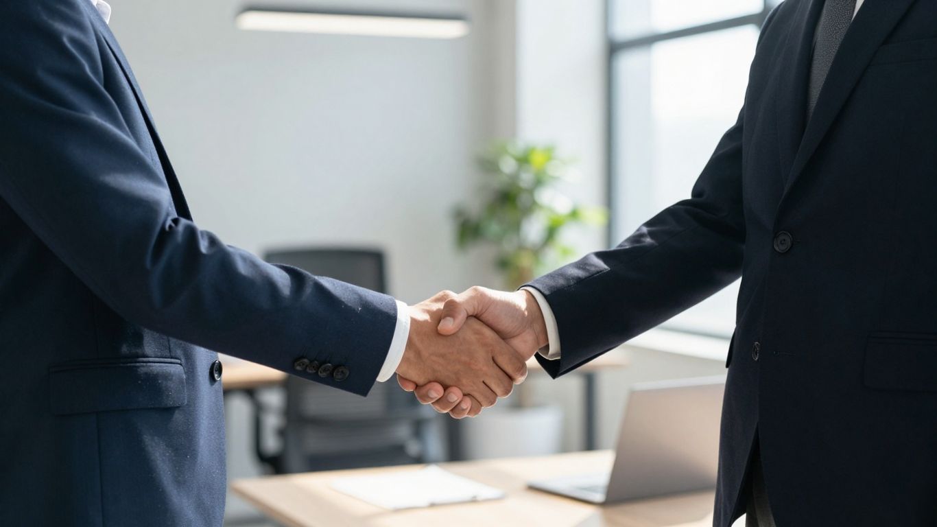 Handshake symbolizing agreement in Washington real estate.