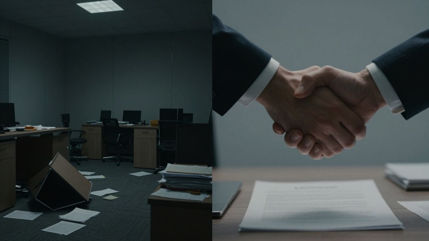 Business interruption and policy dispute resolution handshake.