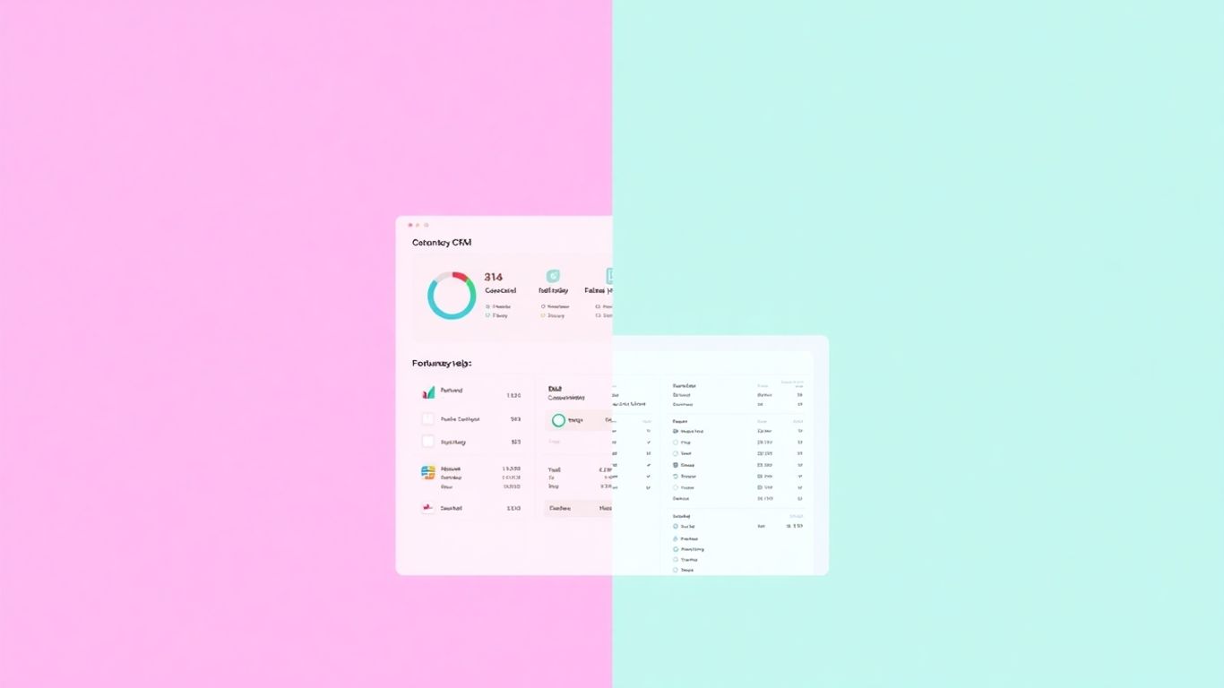 Визуальное сравнение программного обеспечения CRM
