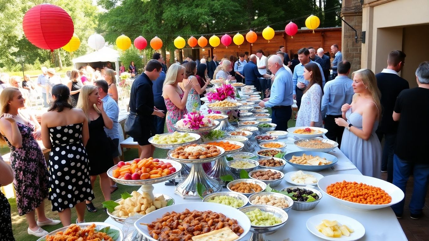 บริการจัดเลี้ยงนอกสถานที่ อาหารอร่อย บรรยากาศดี