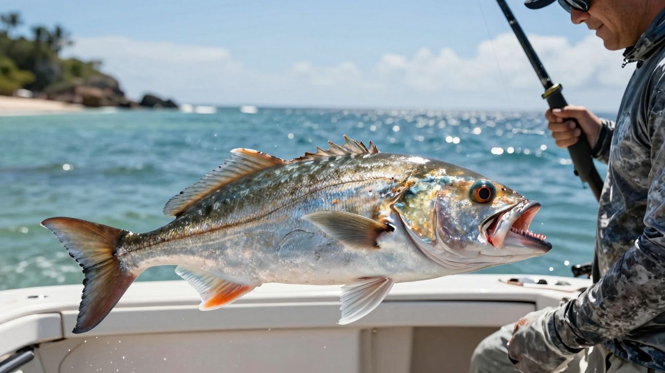 Cubera snapper caught from a Cabo beach