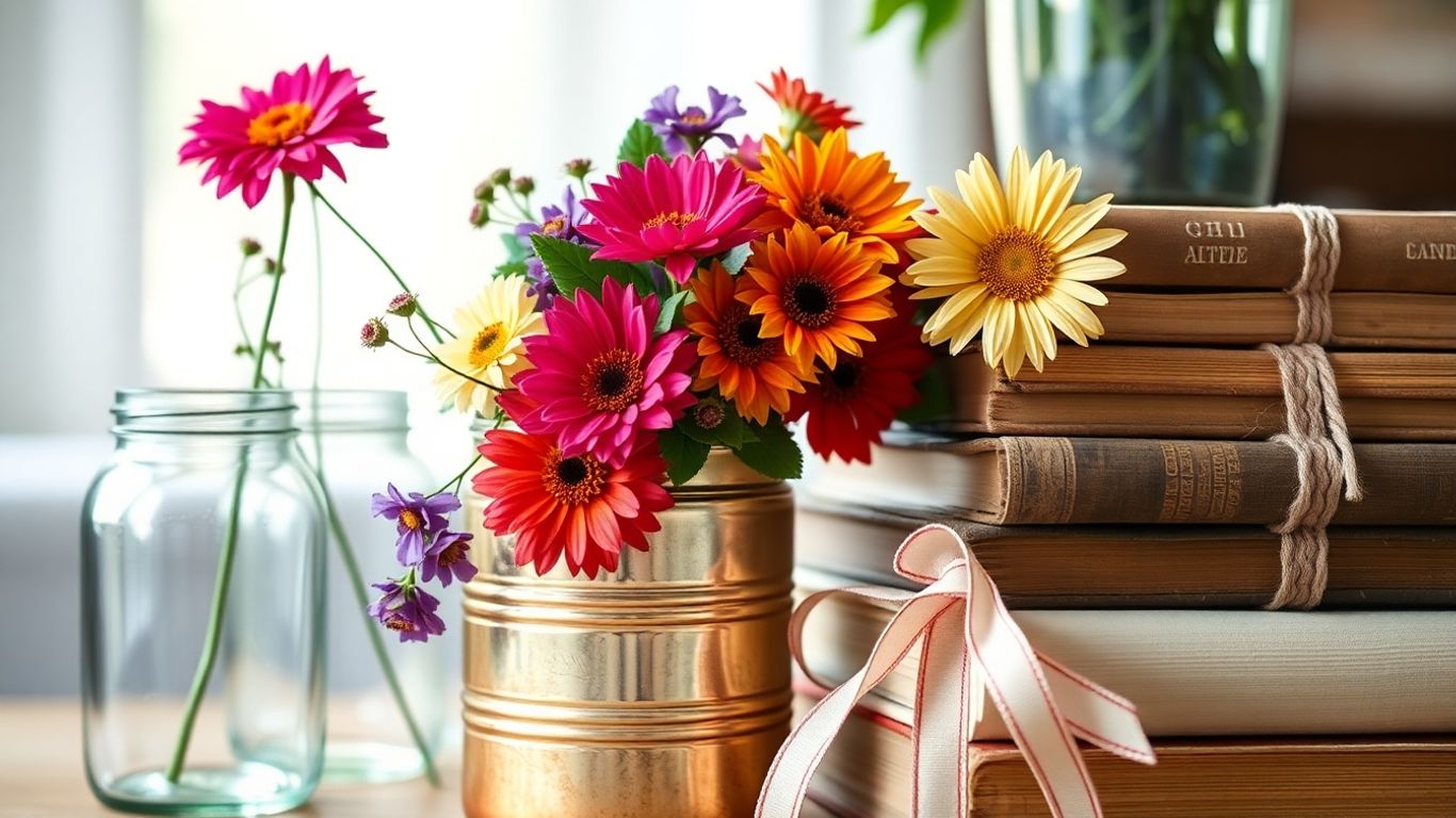 Obiecte banale transformate în decor prin design DIY.