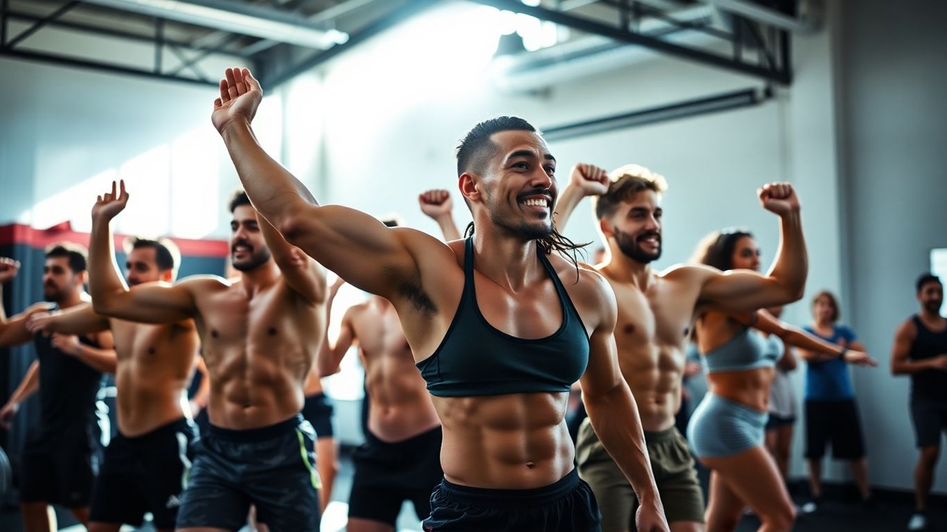 CrossFitters training together in a Perth gym.