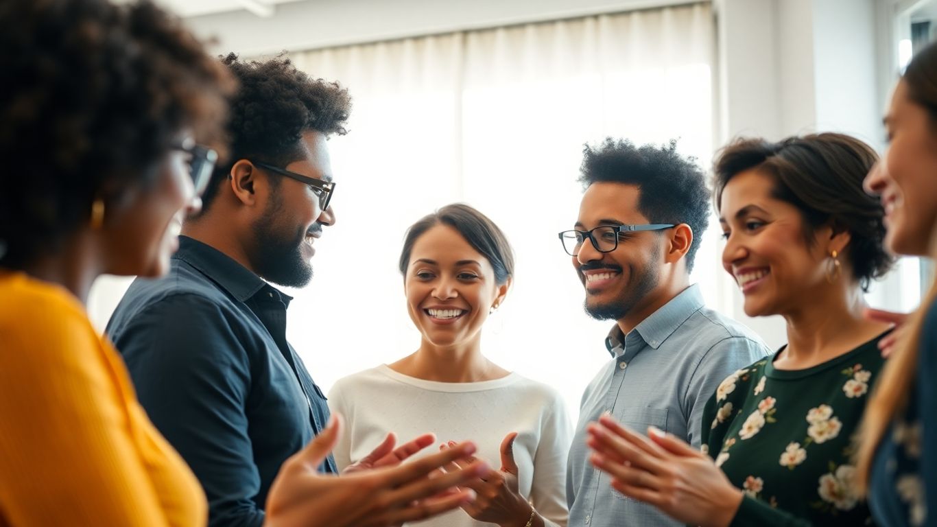 People connecting and understanding each other.