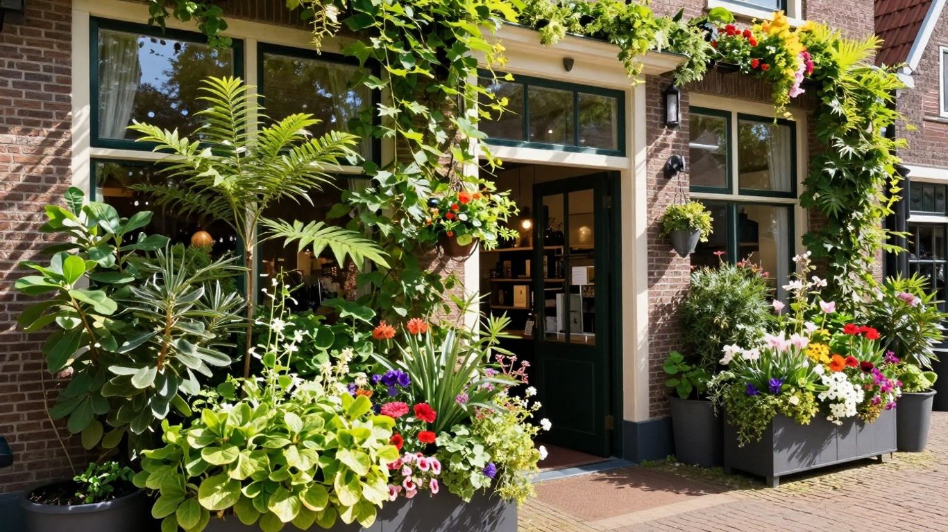 De Tuinen Naaldwijk met bloemen en planten