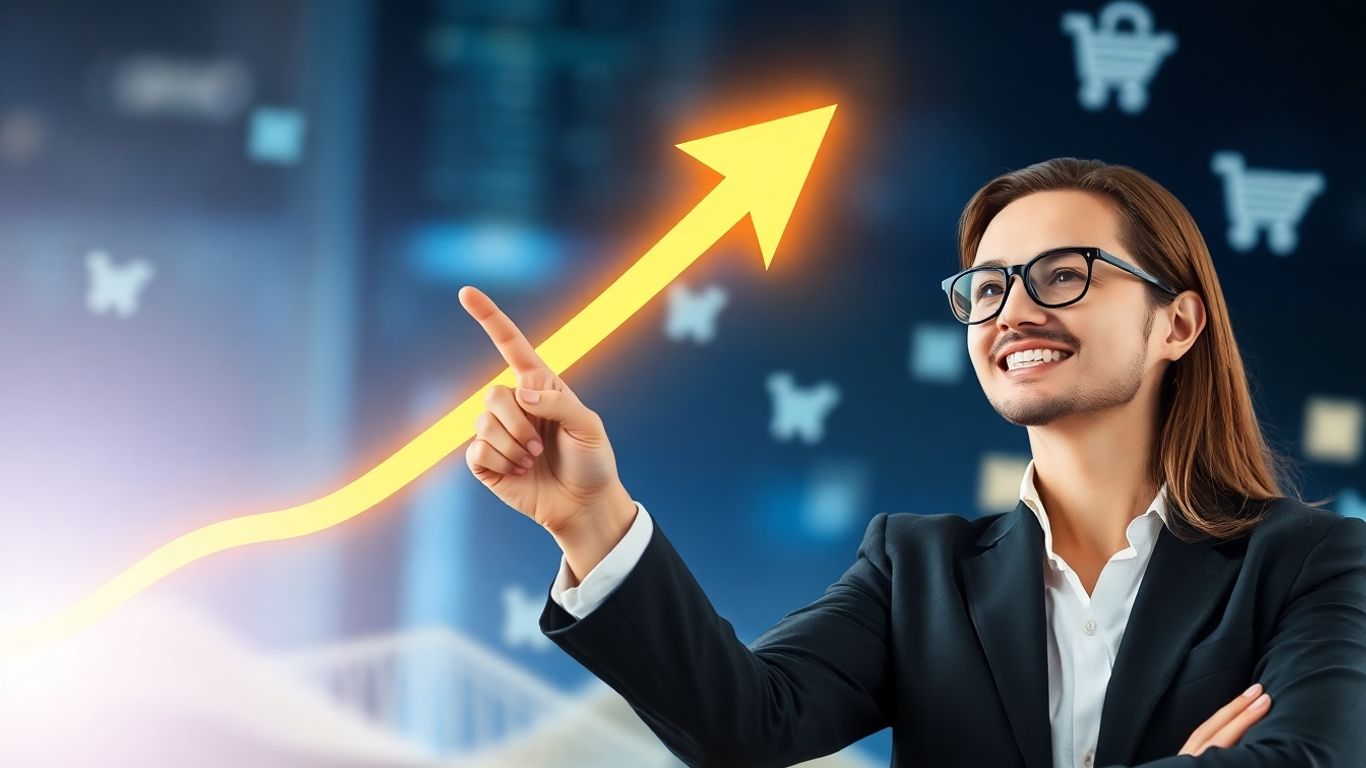 Shopify SEO expert guiding upward growth