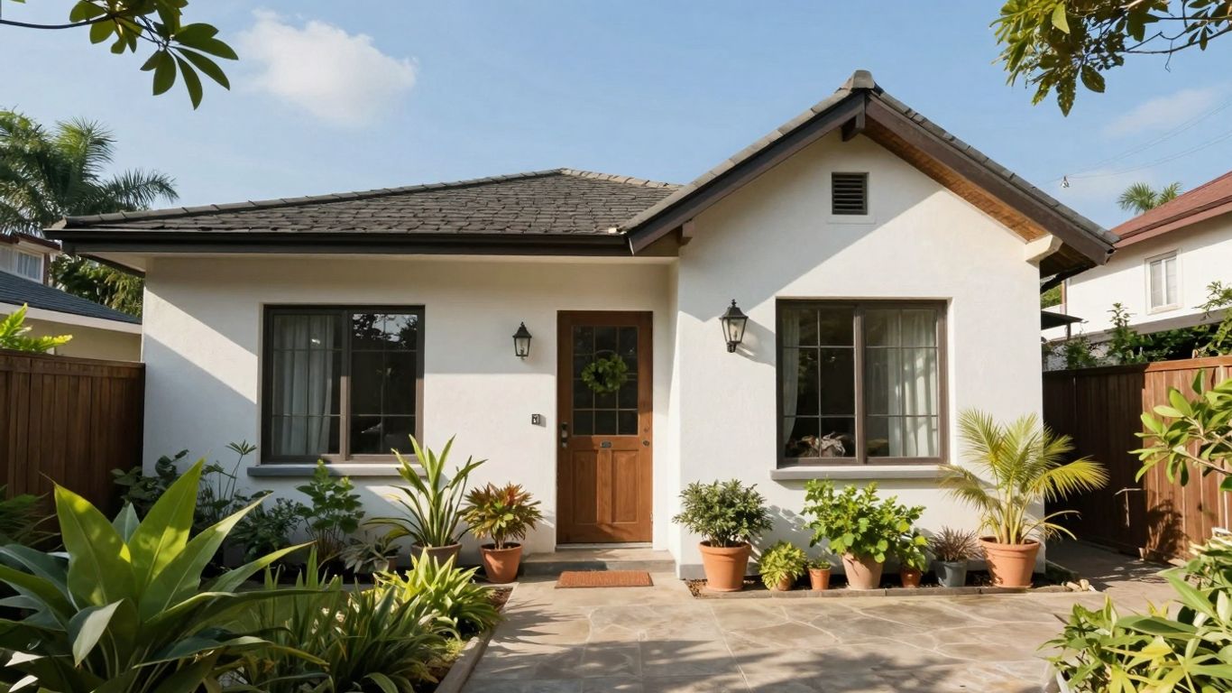 Turnkey Airbnb property with plants and sunlight.