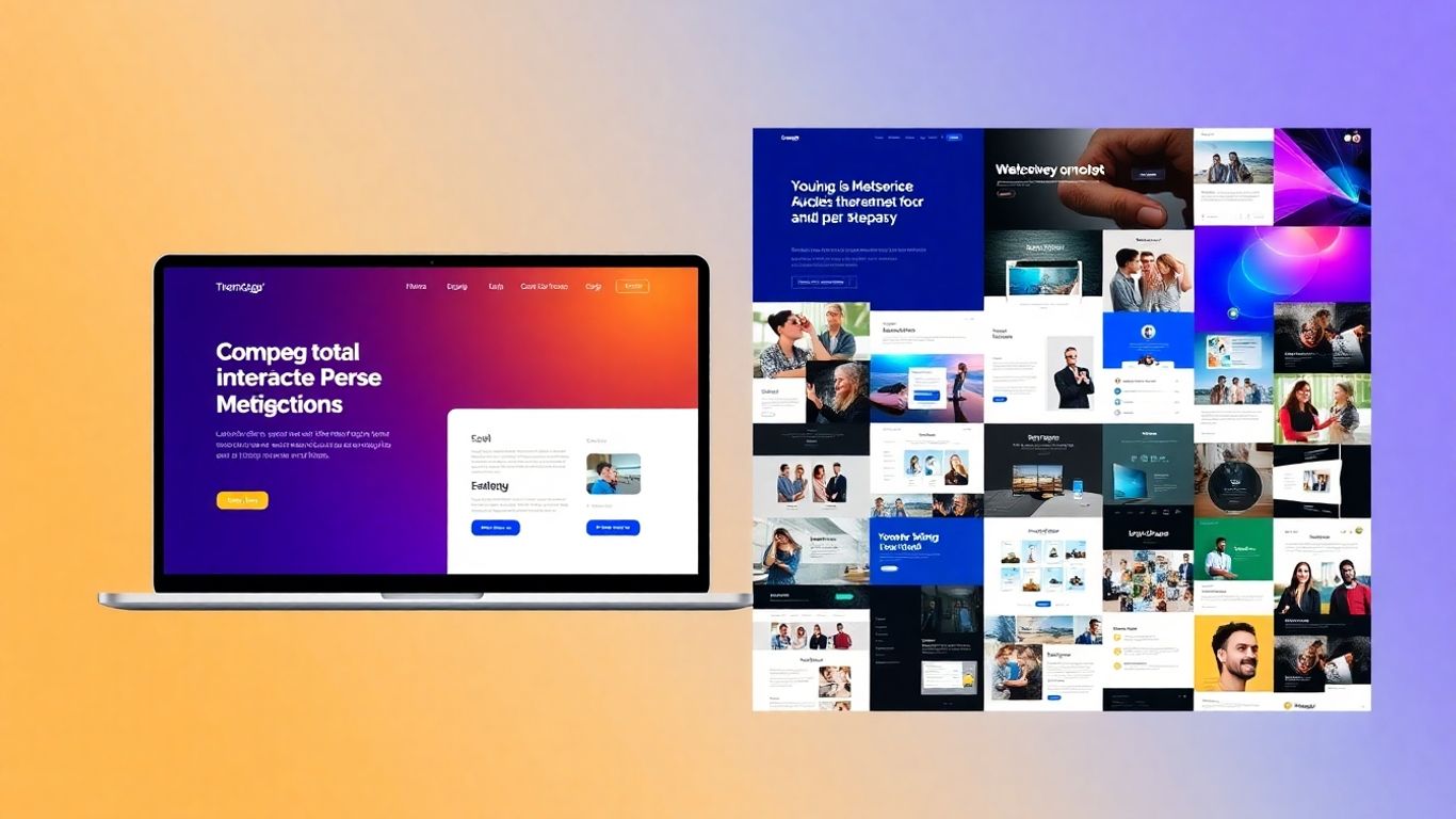 Landing page builder comparison visual