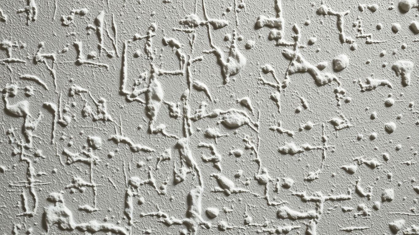 Close-up of a textured painted wall finish.
